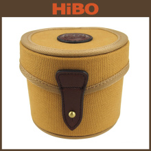 Tourbon New High Quality Pouch Brown Canvas Fly Fishing Reel Case